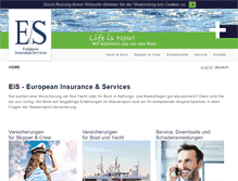 Tablet Screenshot of eis-insurance.com